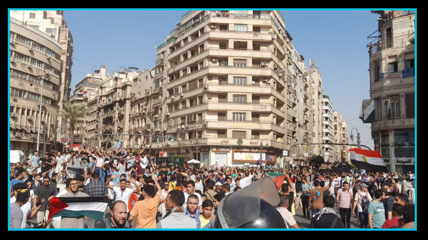 بعد تظاهرات لدعم فلسطين: القبض على 109 في القاهرة والإسكندرية