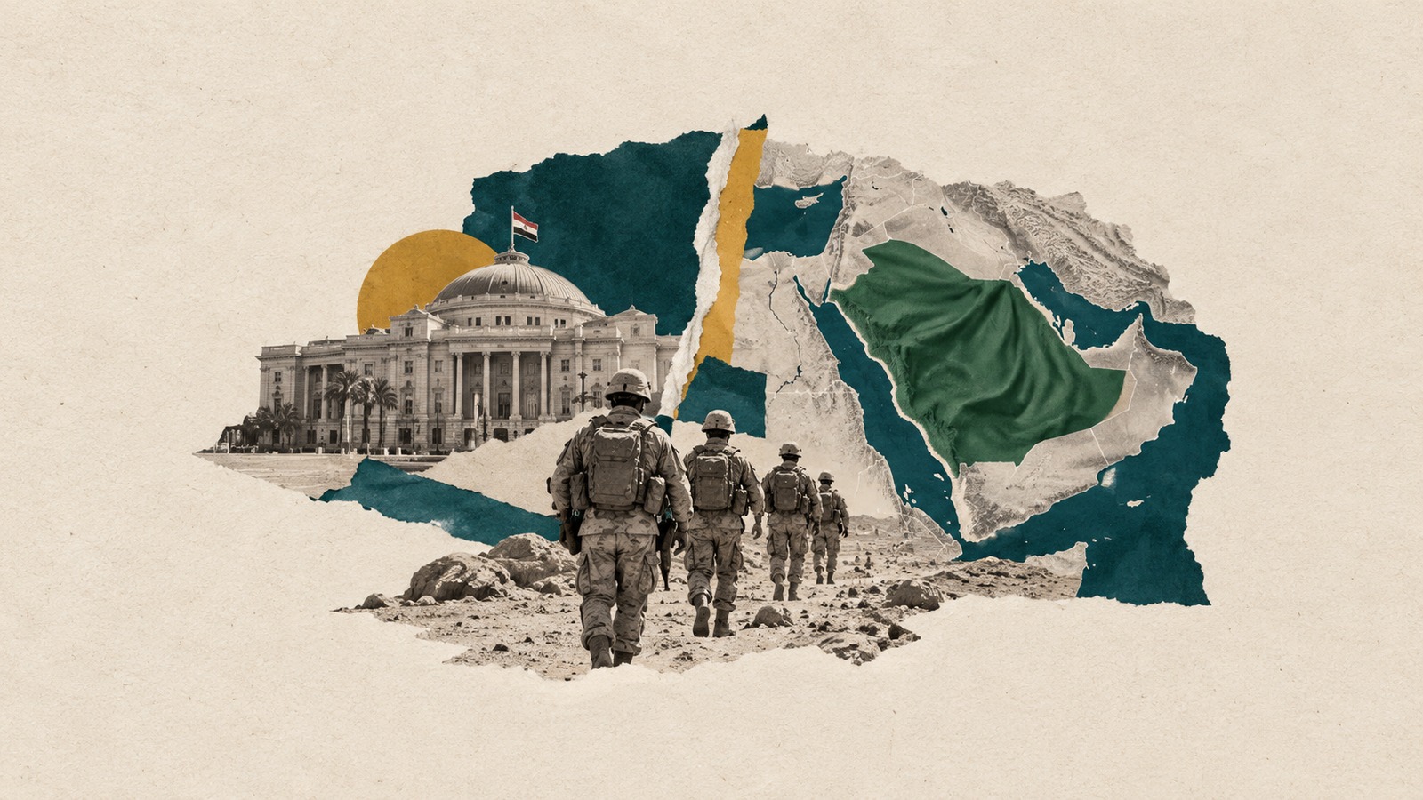 Envoi de troupes égyptiennes en Arabie saoudite : des divergences au sein des institutions de l’État et des questions sur les limites de l’intervention militaire
