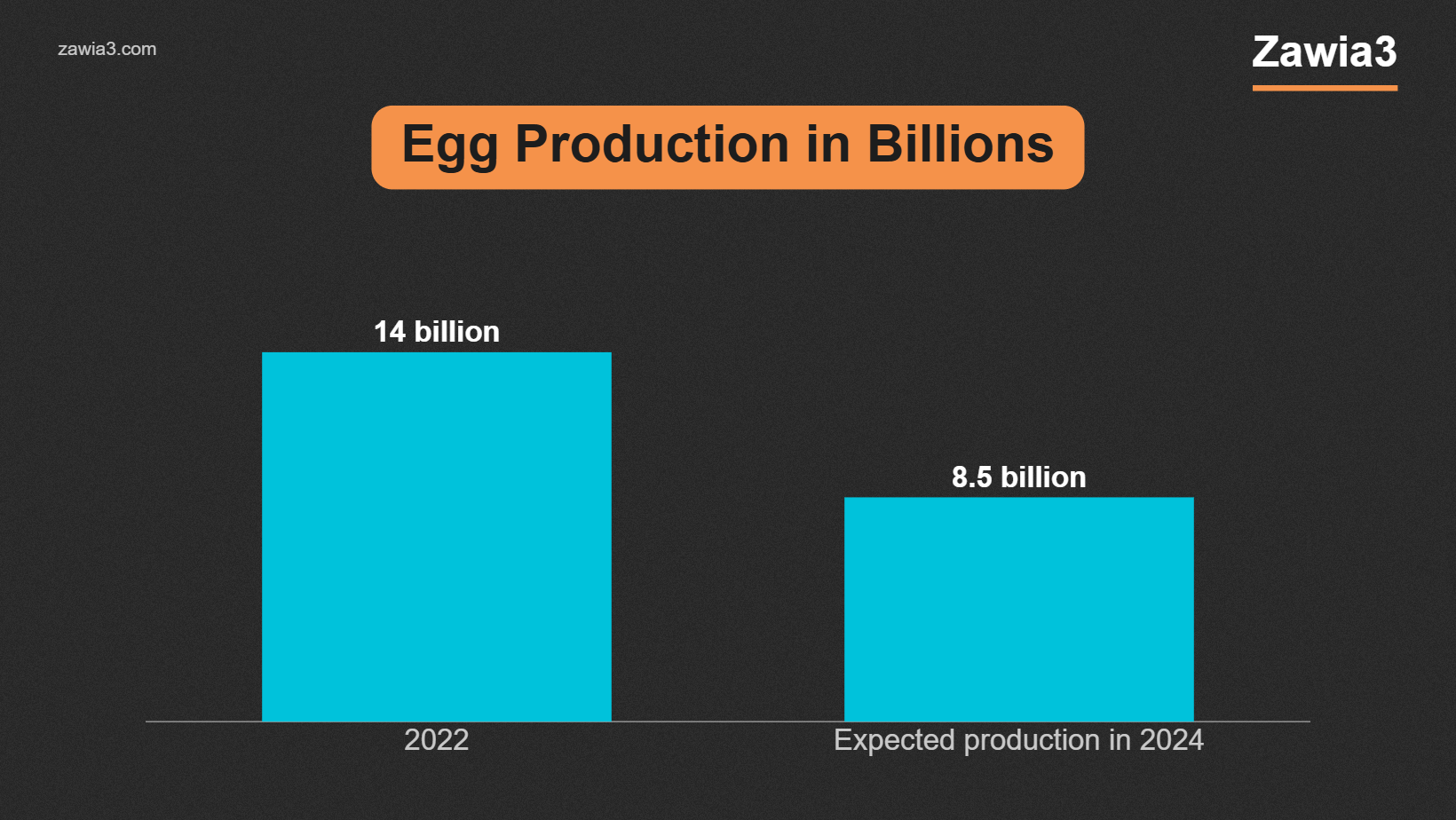 Egypt egg production, 2022 and expected 2024