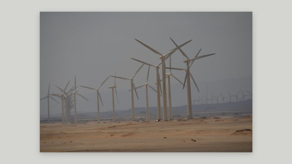 Wind turbines in Zafarana
