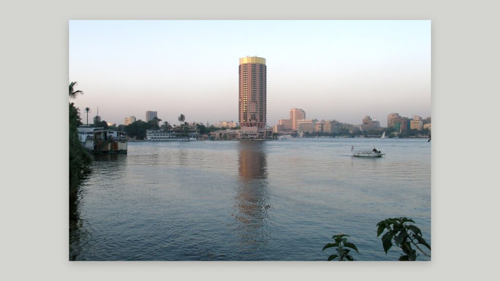 نهر النيل وجزيرة الزمالك في القاهرة